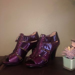 Sofft Plum/Purple Zip Heel/Boot